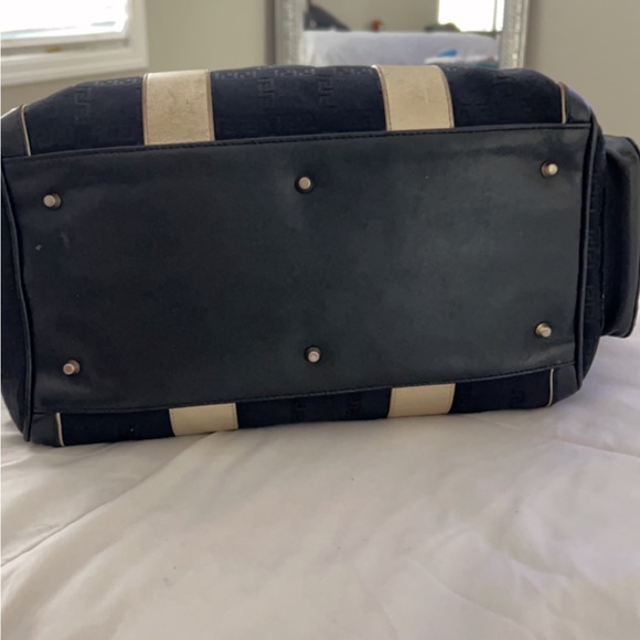 Versace Bags Authentic Versace Vintage Purse Black And Gold Poshmark